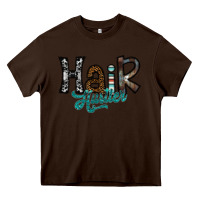 Chocolate Brown hair hustler Heavy Core Tee - SublimationCraftShop