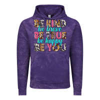 Cloud Purple be kind be true be you Vintage Hoodie - NancyCooperArtShop