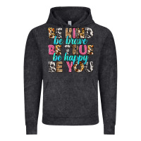 Vintage Black be kind be true be you Vintage Hoodie - NancyCooperArtShop