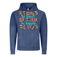 Vintage Denim be kind be true be you Vintage Hoodie - NancyCooperArtShop