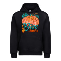Black Give Thanks Urban Hoodie - FaDigitalArtStudio