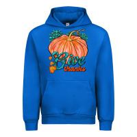 Cobalt Give Thanks Urban Hoodie - FaDigitalArtStudio