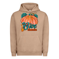 Pigment Burro Give Thanks Urban Hoodie - FaDigitalArtStudio