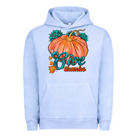 Pigment Grape Ice Give Thanks Urban Hoodie - FaDigitalArtStudio