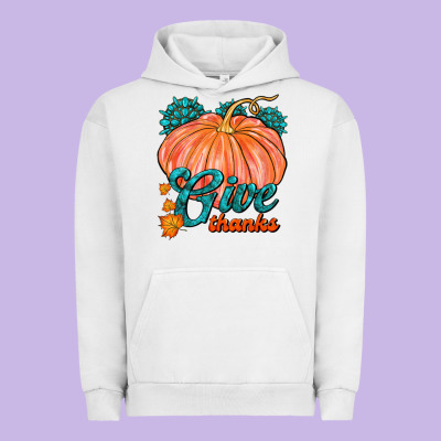 Give Thanks Urban Hoodie Designed By Fadigitalartstudio