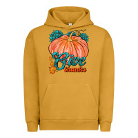 Pigment Peanut Butter Give Thanks Urban Hoodie - FaDigitalArtStudio