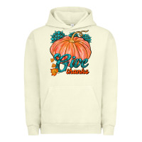 Pigment Pistachio Give Thanks Urban Hoodie - FaDigitalArtStudio
