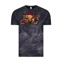 Cloud Black joy highland cow Vintage Tee - Jasminsmagicworld