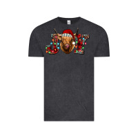 Vintage Black joy highland cow Vintage Tee - Jasminsmagicworld