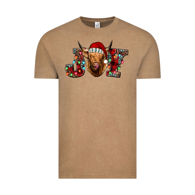 Joy Highland Cow Vintage Tee by Jasminsmagicworld | Teevron