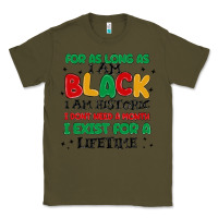 Army Green black  lifetime Classic Tee - MaliasSmallBusiness
