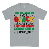 Heather Grey black  lifetime Classic Tee - MaliasSmallBusiness