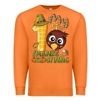 Carrot My 1st Thanksgiving with turkey Premium Sweatshirt - NancyCooperArtShop