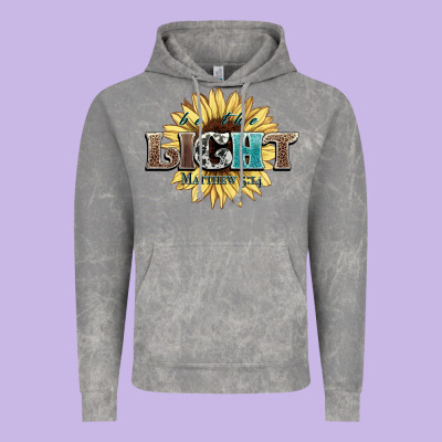 Be The Light Matthew Vintage Hoodie Designed By Nancycooperartshop