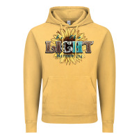 Vintage Mustard be the light matthew Vintage Hoodie - NancyCooperArtShop