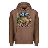 Chestnut Boy Mama western cactus Cowboy Premium Hoodie - HowdyJamesFarm