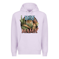 Lilac Boy Mama western cactus Cowboy Premium Hoodie - HowdyJamesFarm