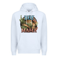 White Boy Mama western cactus Cowboy Premium Hoodie - HowdyJamesFarm