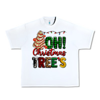 White oh Christmas tree's ado Urban Heavy Tee - AdoDesignShop