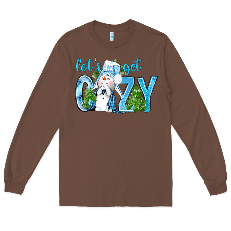Lets Get Cozy Long Sleeve Tee by NancyCooperArtShop | Teevron