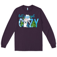 Plum lets get cozy Long Sleeve Tee - NancyCooperArtShop