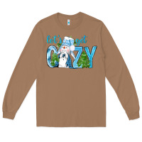 Toasted Coconut lets get cozy Long Sleeve Tee - NancyCooperArtShop