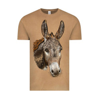 Vintage Camel Andalusian Donkey Face Vintage Tee - LillyAllenDesigns