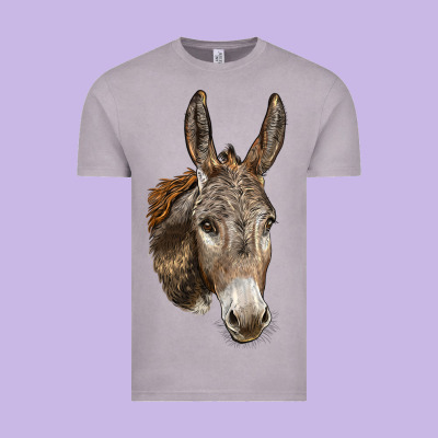 Andalusian Donkey Face Vintage Tee Designed By Lillyallendesigns
