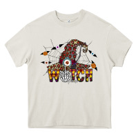Cream Witch Please Heavy Core Tee - CowhideDigitalArt