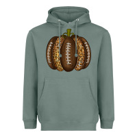 Sage American Football Pumpkin Heavyweight Hoodie - texasbilliewilder