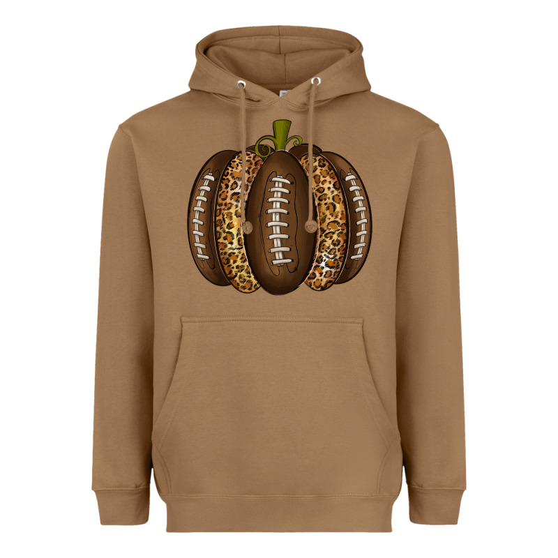American Football Pumpkin Heavyweight Hoodie by texasbilliewilder | Teevron