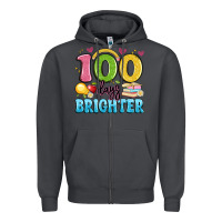 Smoke 100 days brighter Zipper Hoodie - Artiststas
