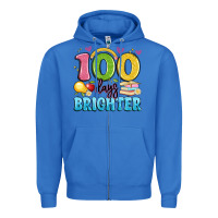 True Royal 100 days brighter Zipper Hoodie - Artiststas