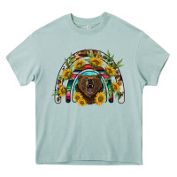 Arona bear rainbow Heavy Core Tee - BarkalooDesign