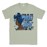 Matcha even in the midst of may storm afro woman Classic Tee - MaliasSmallBusiness