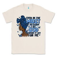 Natural even in the midst of may storm afro woman Classic Tee - MaliasSmallBusiness