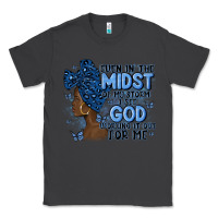 Smoke even in the midst of may storm afro woman Classic Tee - MaliasSmallBusiness