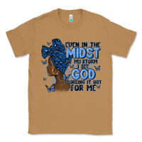 Toasted Coconut even in the midst of may storm afro woman Classic Tee - MaliasSmallBusiness