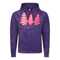 Cloud Purple pink Christmas cakes Vintage Hoodie - Jasminsmagicworld