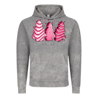 Cloud Rock pink Christmas cakes Vintage Hoodie - Jasminsmagicworld