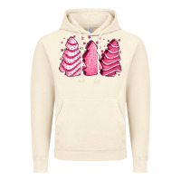 Vintage Artic pink Christmas cakes Vintage Hoodie - Jasminsmagicworld