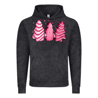 Vintage Black pink Christmas cakes Vintage Hoodie - Jasminsmagicworld