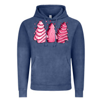 Vintage Denim pink Christmas cakes Vintage Hoodie - Jasminsmagicworld