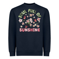 Navy soul full of sunshine Heavyweight Sweatshirt - MaliasSmallBusiness