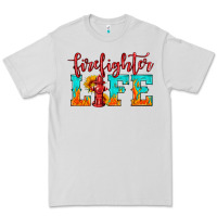 Dove Grey firefighter life Premium Tee - HRA Design Shop