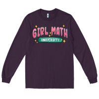 Plum girl math university Long Sleeve Tee - MaliasSmallBusiness