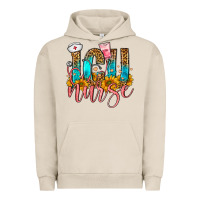 Pigment French Oak Western ICU Intensive Care Unit Nurse Urban Hoodie - FaDigitalArtStudio