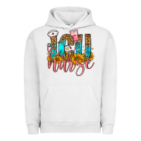 Pigment Lunar Rock Western ICU Intensive Care Unit Nurse Urban Hoodie - FaDigitalArtStudio