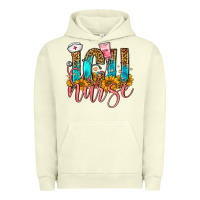 Pigment Pistachio Western ICU Intensive Care Unit Nurse Urban Hoodie - FaDigitalArtStudio