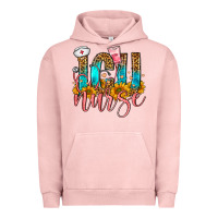Pigment Salmon Western ICU Intensive Care Unit Nurse Urban Hoodie - FaDigitalArtStudio